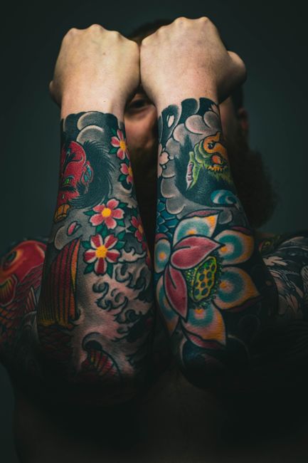 Japonés · koi manga brazo · Sofía